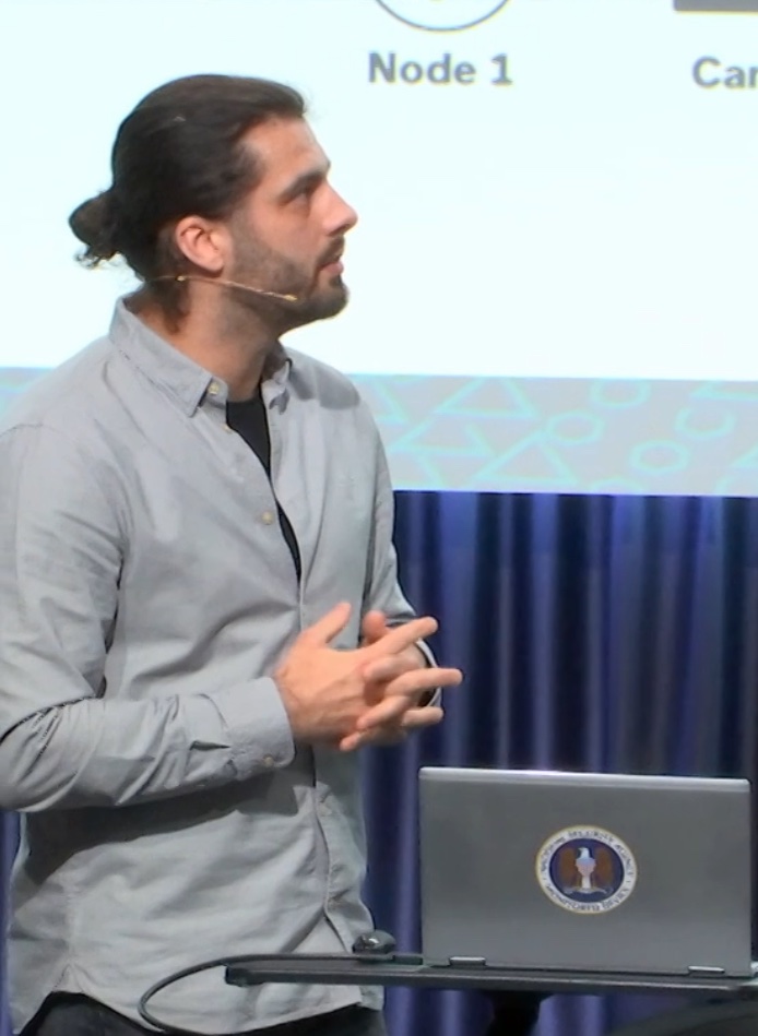 Christian Borowski beim Vortrag auf dem EBU Production Technology Seminar 2026 in Genf